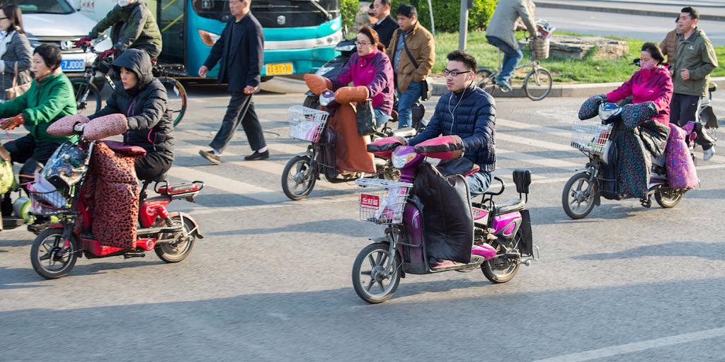 Как китайцы добираются до работы