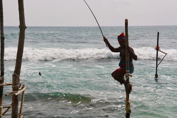 Ланкийские рыбаки.